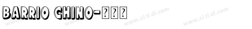 Barrio Chino字体转换